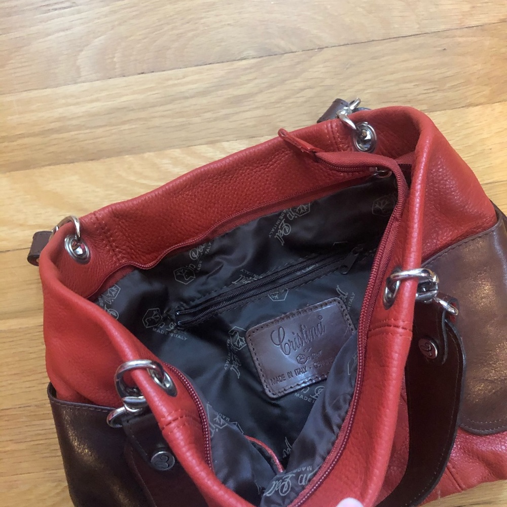 Small orangey red purse